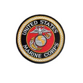 Deluxe Round USMC Embroidered Military 4" Patch